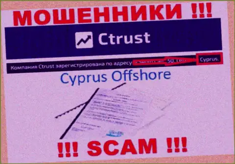 Будьте бдительны ворюги СТраст Ко расположились в офшорной зоне на территории - Cyprus