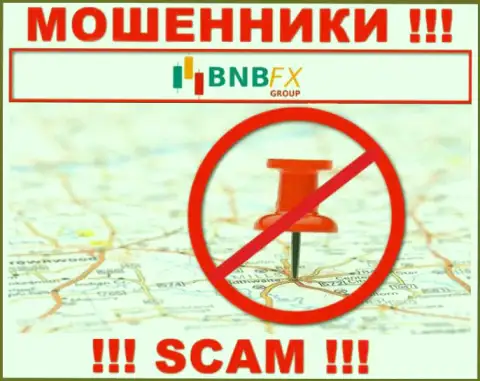 Не зная адреса регистрации компании BNB-FX Com, отжатые ими денежные вложения не возвратите