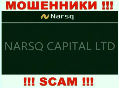 Информация о юридическом лице internet мошенников Narsq Com
