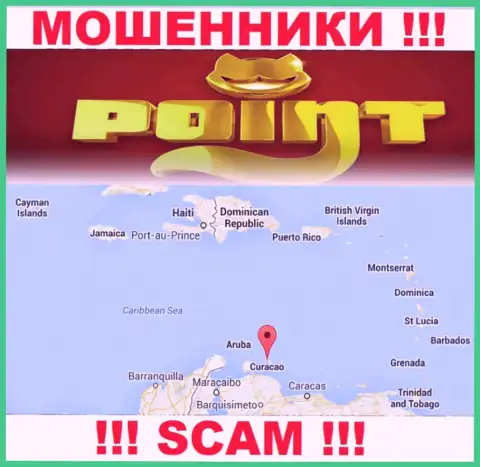 Контора PointLoto зарегистрирована довольно-таки далеко от клиентов на территории Curacao