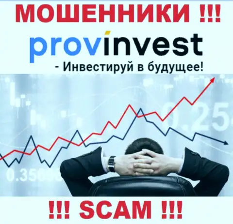 ProvInvest Org оставляют без вкладов наивных клиентов, которые поверили в законность их деятельности