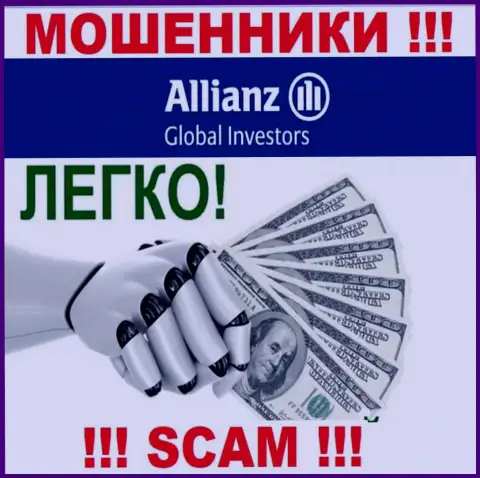 С компанией Allianz Global Investors не сможете заработать, затянут в свою компанию и сольют под ноль