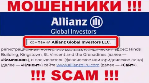 Компания Allianz Global Investors находится под управлением конторы Allianz Global Investors LLC
