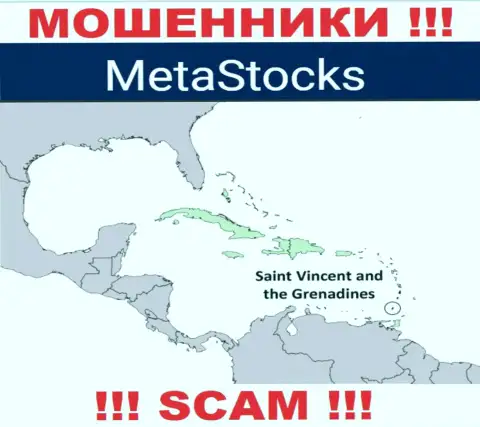 Из MetaStocks вклады возвратить невозможно, они имеют оффшорную регистрацию - Kingstown, St. Vincent and the Grenadines