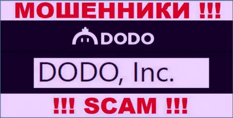DODO, Inc - это интернет-кидалы, а владеет ими DODO, Inc