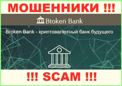 Будьте очень внимательны, род деятельности Btoken Bank, Инвестиции - это кидалово !!!