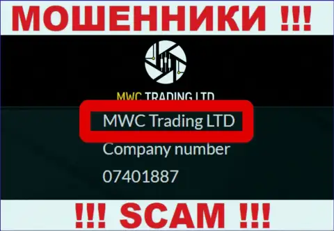 На веб-сайте МВСТрейдингЛтд написано, что MWC Trading LTD - это их юр лицо, однако это не обозначает, что они добросовестны