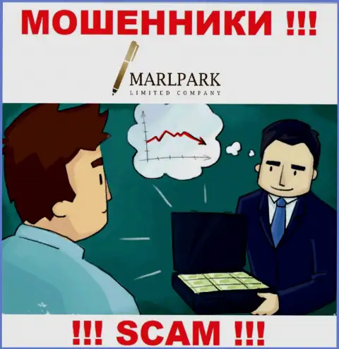 Никакой комиссии и процентов для вывода денег из брокерской компании MarlparkLtd Com не платите - развод